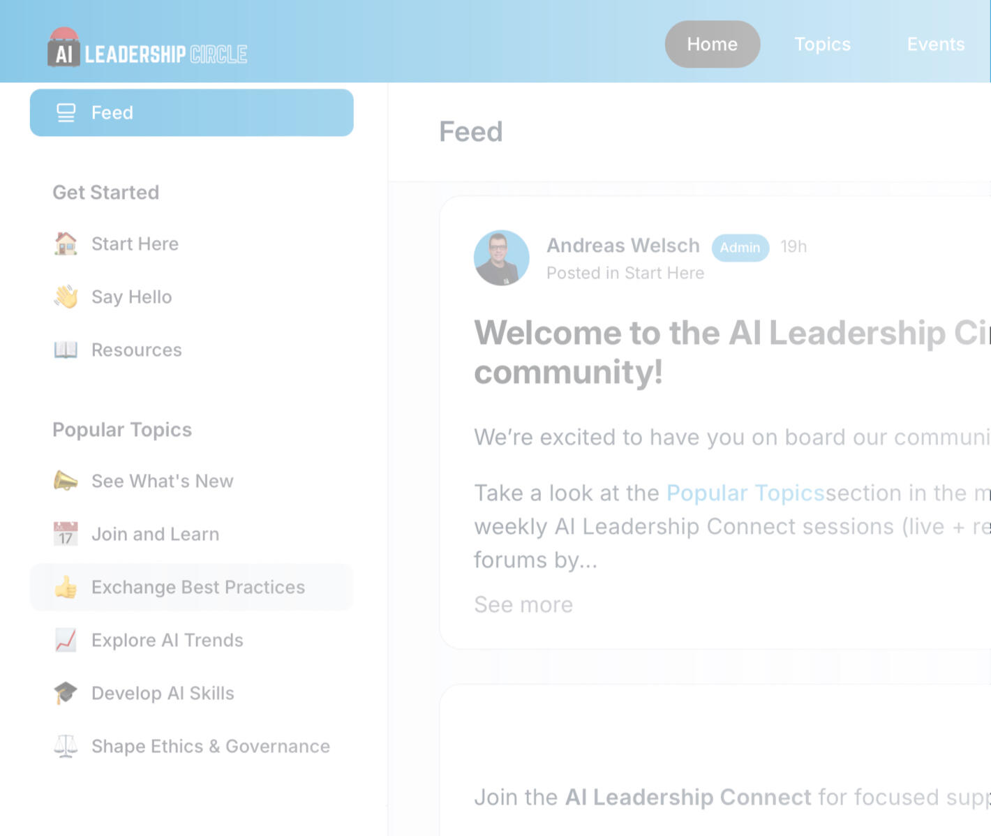 The AI Leadership Circle is a private community for senior leaders focusing on data, technology, IT, and AI to connect, share insights, and exchange best practices on running AI programs in business. Engage in live discussions, gain actionable advice from