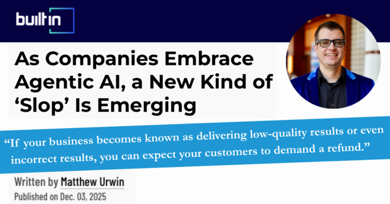 Agentic AI Governance: How Leaders Can Prevent “Agent Slop” From Becoming a Productivity Crisis