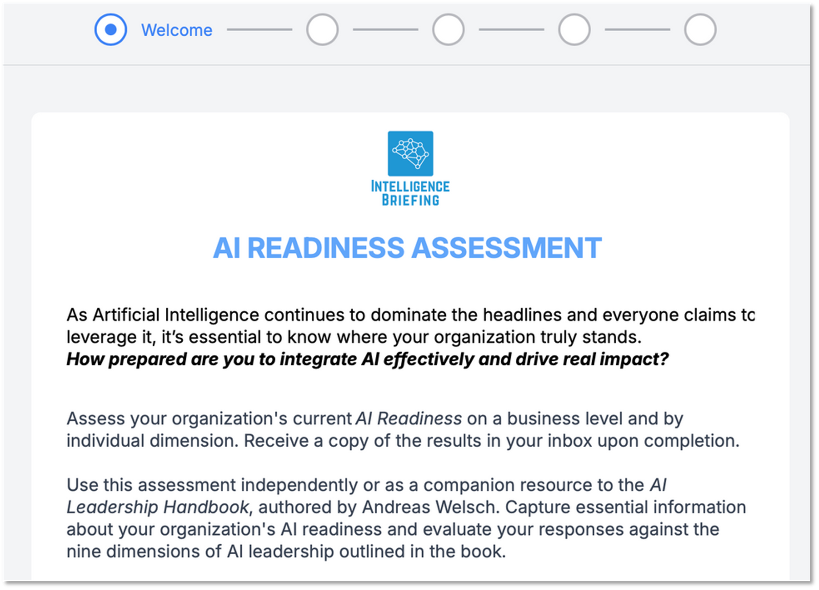 AI Readiness Assessment